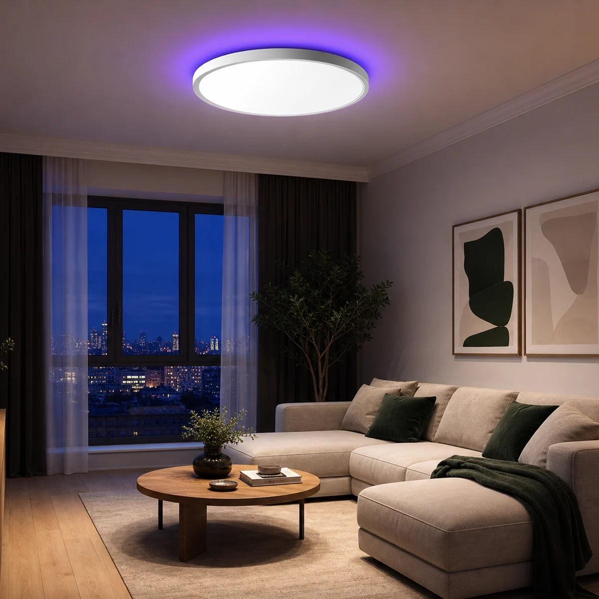 Умный потолочный светильник MOSTHOME Smart RGB